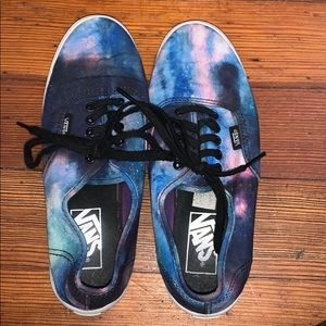 Galaxy low top vans sneakers